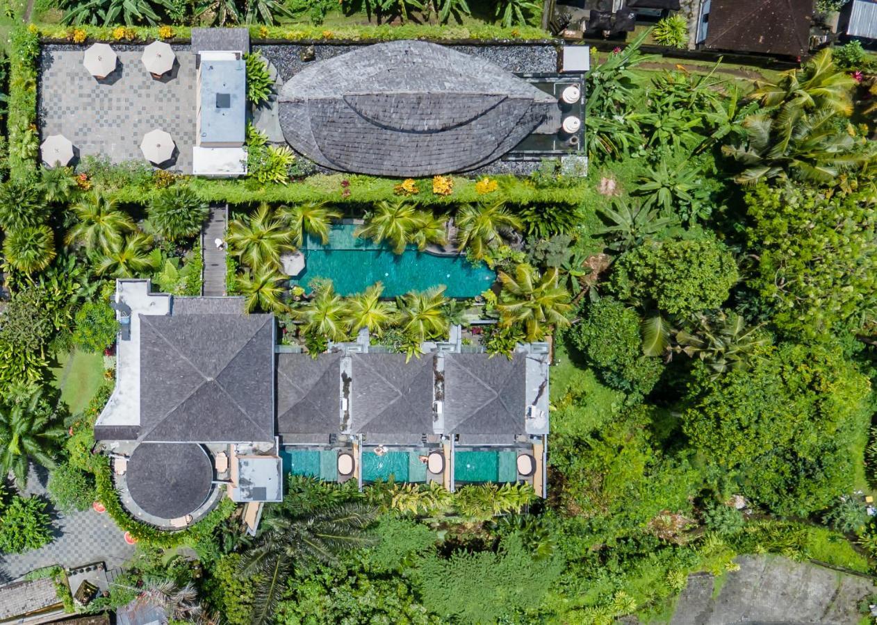 Weda Cita Resort And Spa By Mahaputra 乌布 外观 照片 Aerial view of the villa